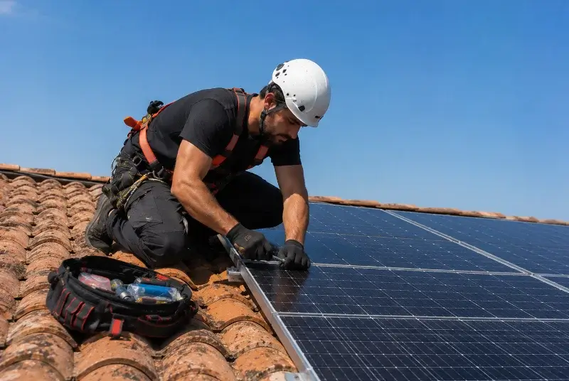 Maintenance et monitoring de panneaux solaires à Teuillac