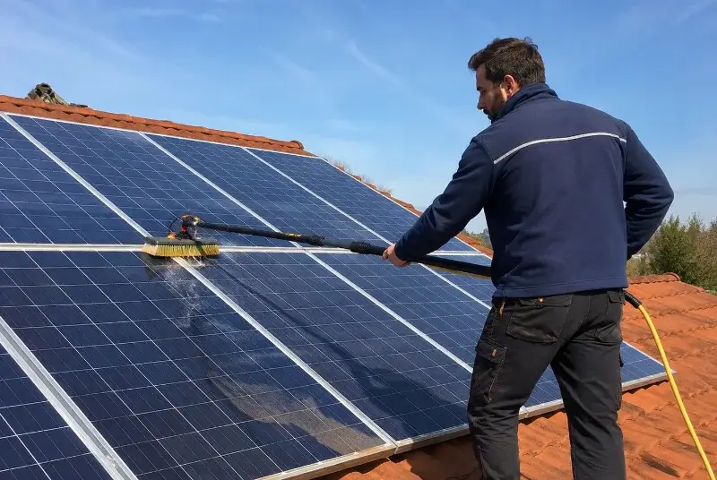 Nettoyage et entretien de panneaux solaires à Teuillac